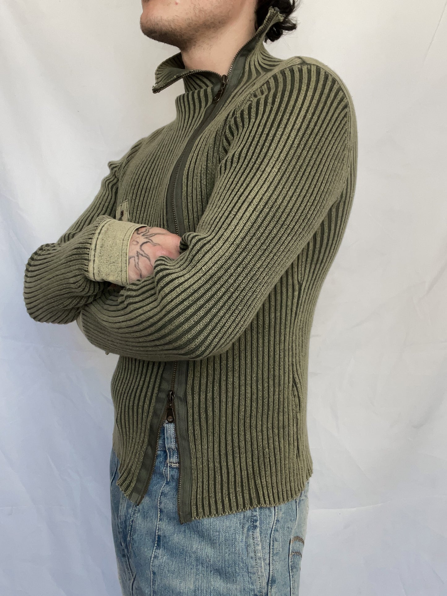 asymmetrical knit